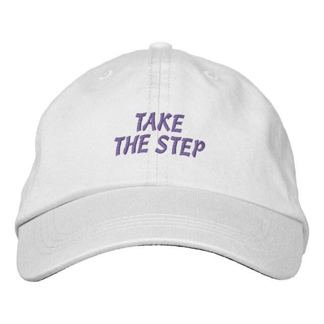 Casquette Brodée Faire le pas (Devant)