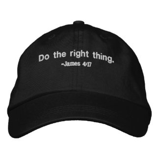 Casquette Brodée Fais ce qui est juste