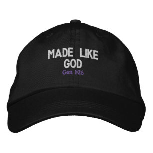 Casquette Brodée Fait comme Dieu La Bible Citations La Personnalise