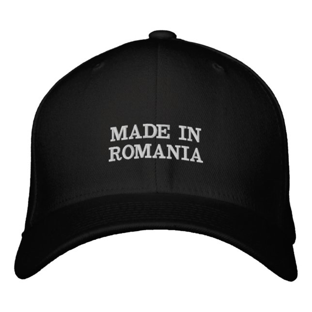 CASQUETTE BRODÉE FAIT EN ROUMANIE (Devant)