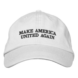 CASQUETTE BRODÉE FAITES L'AMÉRIQUE UNIE ENCORE