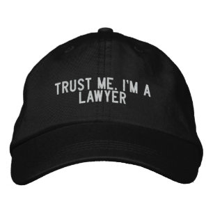 Casquette Brodée Faites-moi confiance, je suis avocat