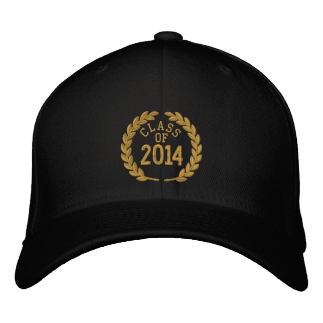 Casquette Brodée Faites votre classe de lauriers de l'année (Devant)