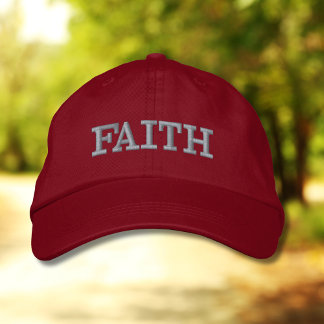 Casquette Brodée Faith Word Embroidered Hat