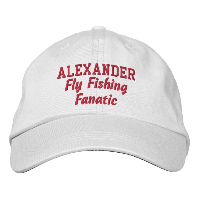Casquette Brodée Fanatic Fanatic Fanatic Fly Fishing Nom personnali (Devant)