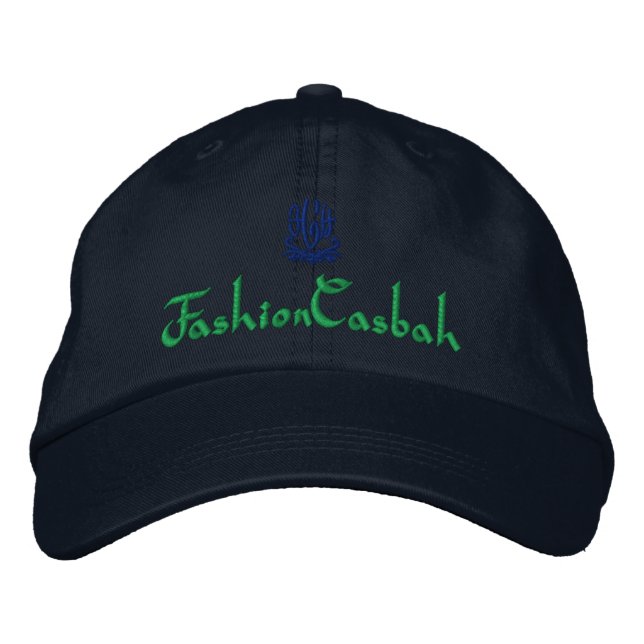 Casquette Brodée FashionCasbah Navy (Devant)