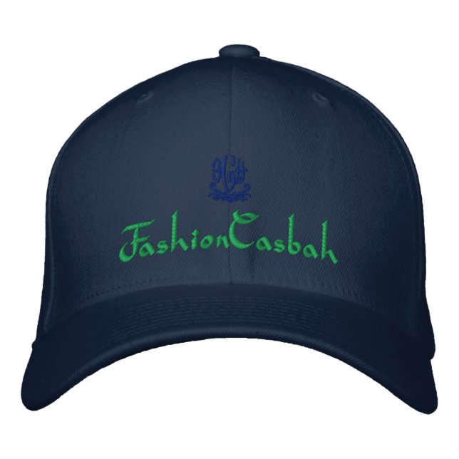 Casquette Brodée FashionCasbah Navy (Devant)