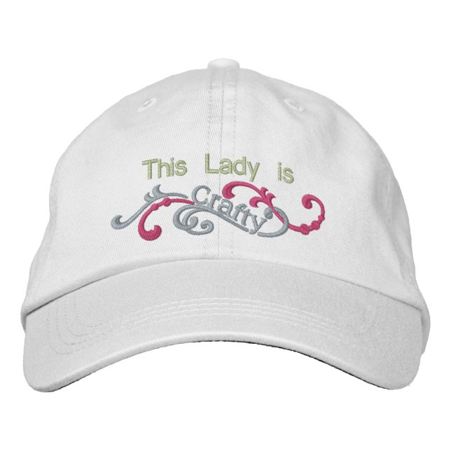 Casquette Brodée Femme courtoise (Devant)
