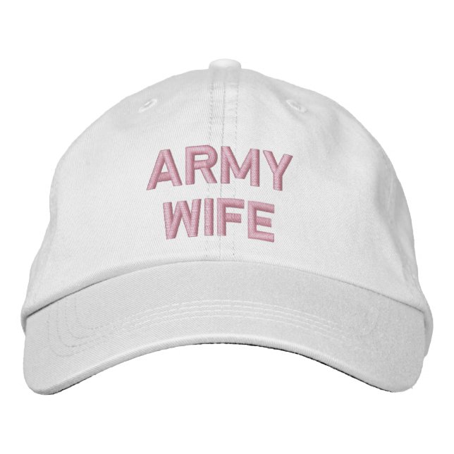 Casquette Brodée Femme de l'armée (Devant)