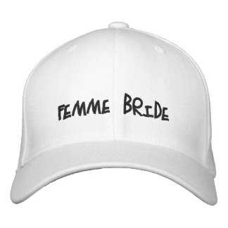 Casquette Brodée Femme mariée