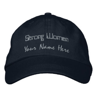 Casquette Brodée Femmes fortes Personnalisée Marine-Casquette Styli