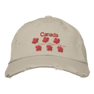 Casquette Brodée Feuille d'érable Canada