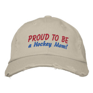 Casquette Brodée Fier d'être une maman de hockey ! Customise-Moi !