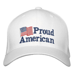 Casquette Brodée Fier drapeau américain W