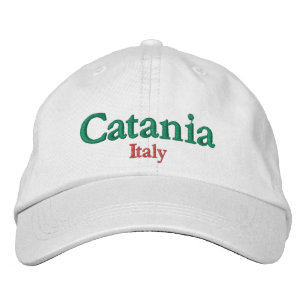 Casquette Brodée Fierté de la ville de Catane Italie