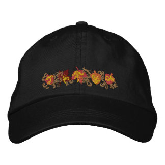 Casquette Brodée Filige feuille automne