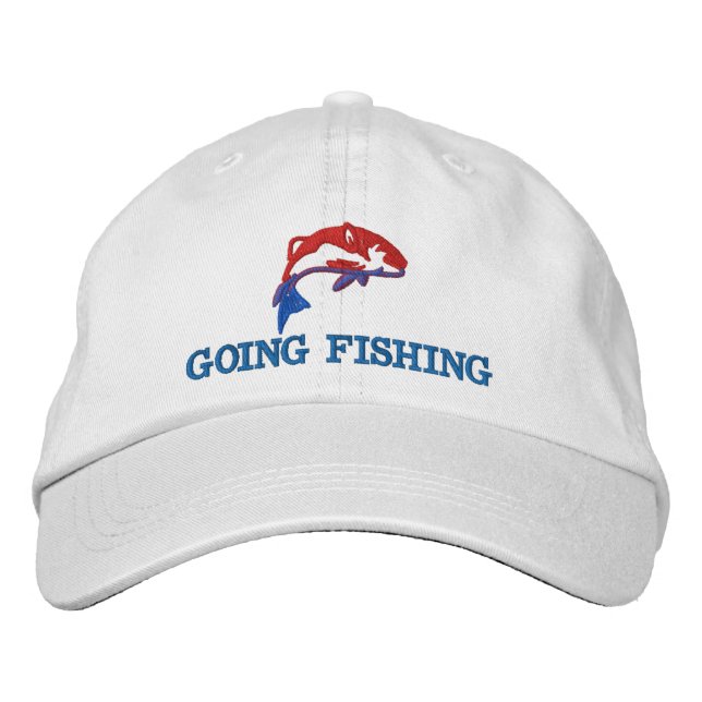 Casquette Brodée Fishermans de pêche allants (Devant)