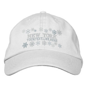Casquette Brodée Flèches de neige personnalisées à New York