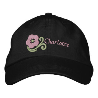 Casquette Brodée Fleur personnalisée
