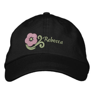 Casquette Brodée Fleur personnalisée