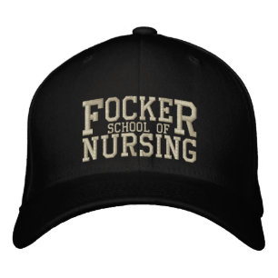 Casquette Brodée Focker School of Nursing Funny Nurse Parodu