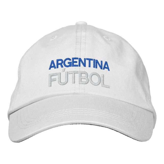 CASQUETTE BRODÉE FOOTBALL ARGENTIN (Devant)