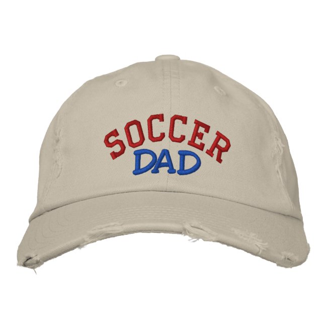 Casquette Brodée FOOTBALL, Papa - Customisé - Customisé (Devant)