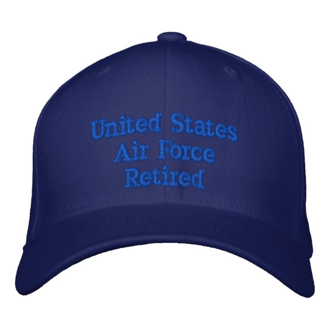 CASQUETTE BRODÉE FORCE AÉRIENNE DES ÉTATS-UNIS RETIRÉE (Devant)