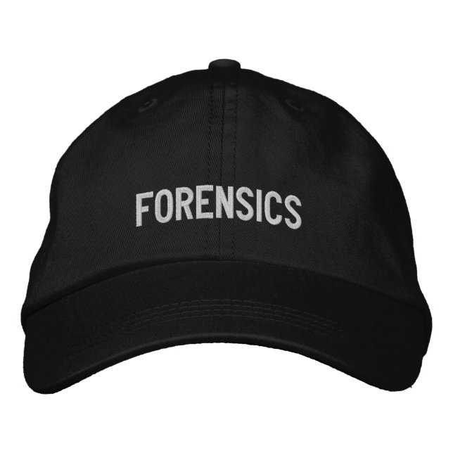 Casquette Brodée Forensics (Devant)