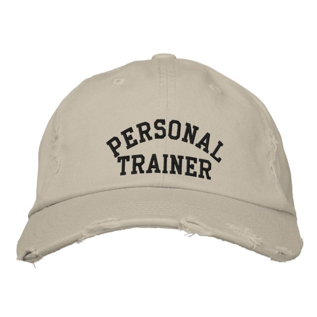 Casquette Brodée Formateur personnel (Devant)