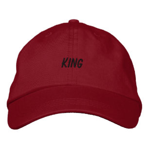 Casquette Brodée Foulard de roi Chapeau rouge-Elegant Visage Beau J