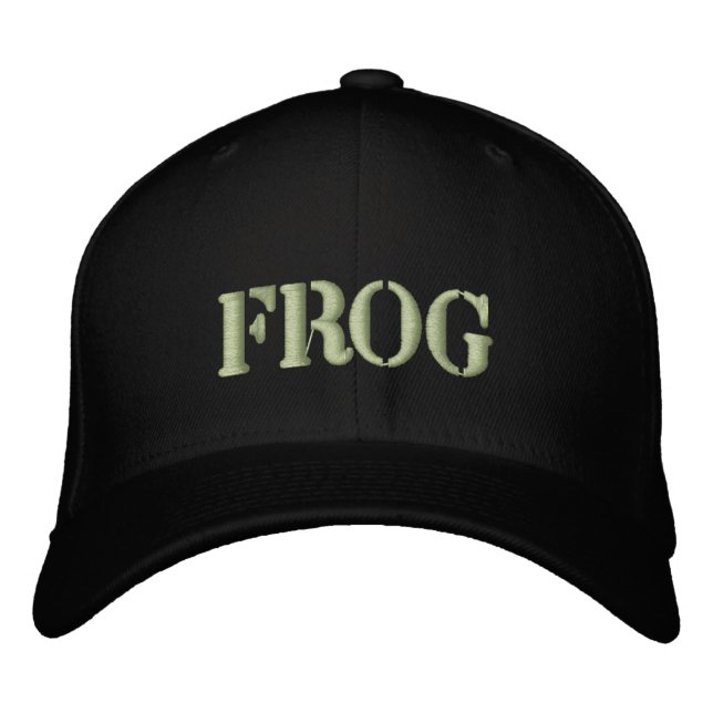 CASQUETTE BRODÉE FROG (Devant)