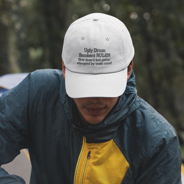 Casquette Brodée Fumeurs de tambour laids règnent chapeau (Créateur téléchargé)