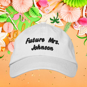 Casquette Brodée Future Mme, Mariée, Enterrement de vie de jeune fi