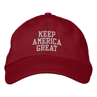 Casquette Brodée Gardez l'Amérique grande