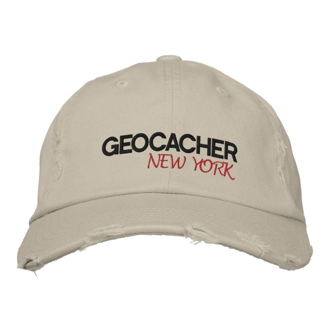 Casquette Brodée Geocacher New York (Devant)