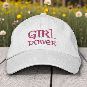 Casquette Brodée Girl Power Simple Moderne Typographie Personnalisé