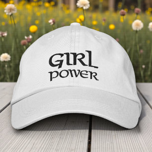 Casquette Brodée Girl Power Simple Moderne Typographie Personnalisé