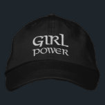 Casquette Brodée Girl Power Simple Moderne Typographie Personnalisé<br><div class="desc">Girl Power Simple Moderne Typographie Personnalisée Brodée Casquette de baseball comprend le texte simple moderne brodé "Girl Power". Parfait comme cadeau pour votre meilleur ami,  cousin,  soeur,  maman et plus. Créé par Evco Studio www.zazzle.com/store/evcostudio</div>