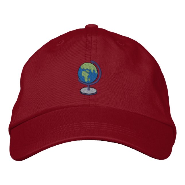 Casquette Brodée Globe (Devant)