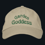 Casquette Brodée Goddess du jardin Funny<br><div class="desc">Goddess de jardin mignon casquette brodé. Visitez Smilin' Eyes Treasures pour voir plus de photos d'animaux, de fleurs et de la nature, des cartes d'arts numériques et des cadeaux.</div>