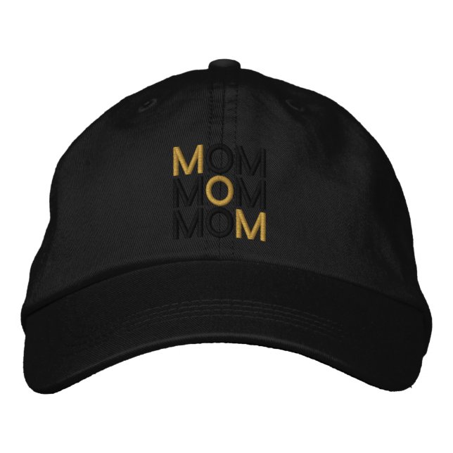 Casquette Brodée Golden Maman (Devant)