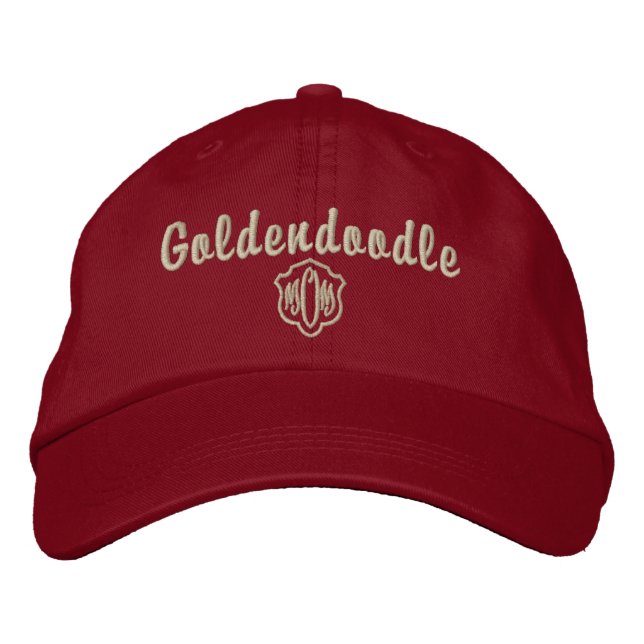 Casquette Brodée Goldendoodle, MOM (Devant)