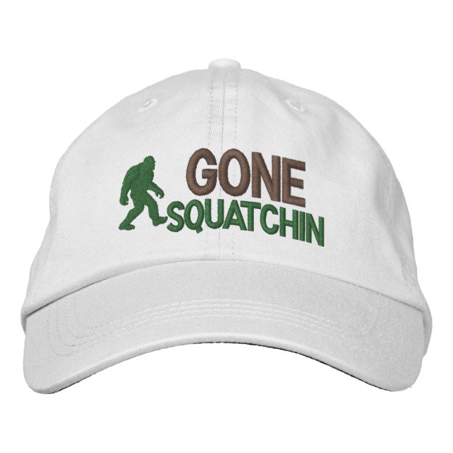 Casquette Brodée Gone Squatchin (Devant)
