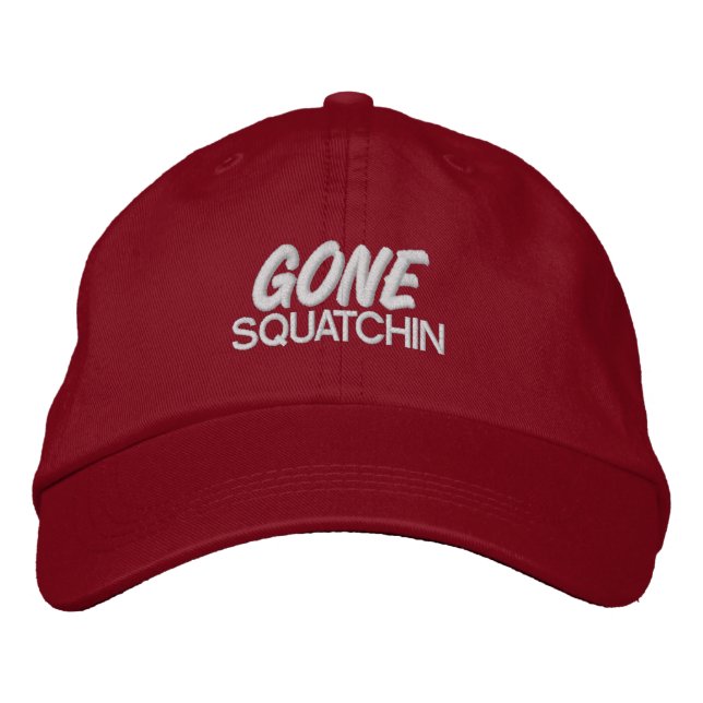 Casquette Brodée Gone Squatchin (Devant)