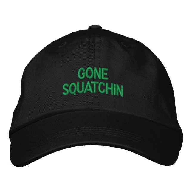 Casquette Brodée Gone Squatchin (Devant)