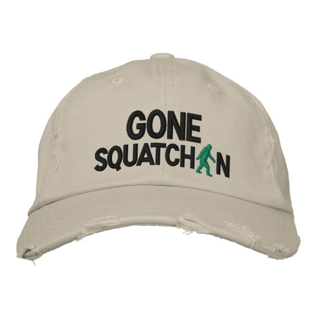 Casquette Brodée Gone Squatchin (Devant)