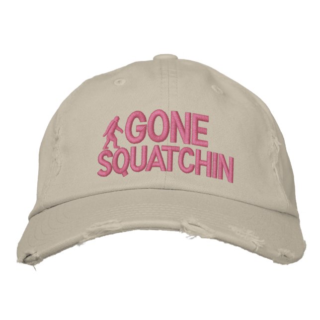 Casquette Brodée Gone Squatchin (Devant)