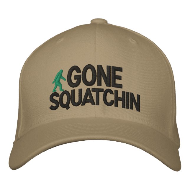 Casquette Brodée Gone Squatchin Deluxe version (Devant)