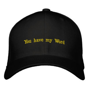 Casquette Brodée Gorra con fraiches de couleur negro 